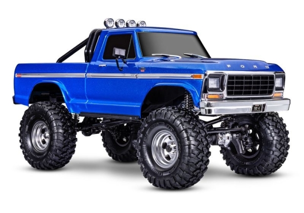 TRX-4 FORD-F150 TRX92046-4 HIGH-TRAIL 1/10 CRAWLER RTR BLAU BRUSHED